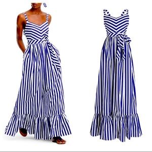JCrew Mason Maxi Stripe dress